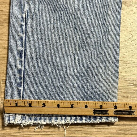 Vtg Levis 505 Jeans Men 36x30 Distressed Destroyed Faded Grunge Hippy Canada Tag - Picture 7 of 16